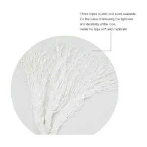 Aoneky Cuerda torcida de nailon de 12 58 34 78