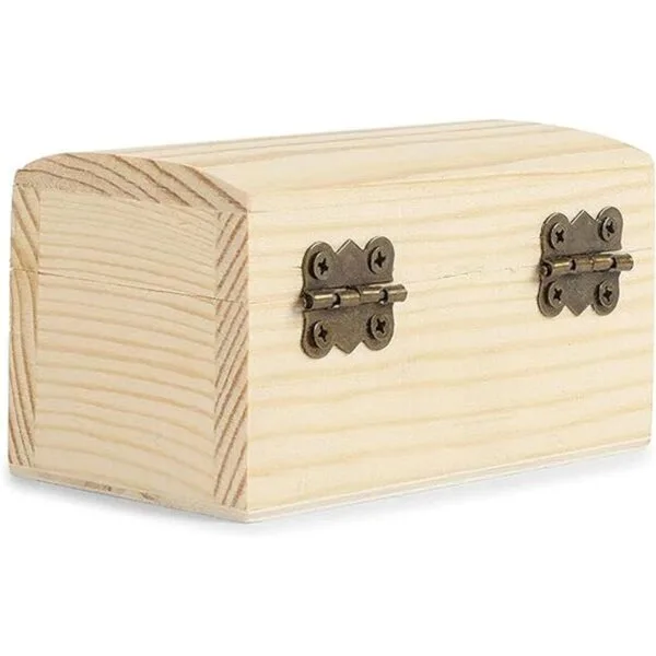 Bright Creations Caja de madera sin terminar con tapa y_4