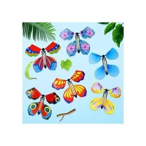 Outee Paquete de 10 tarjetas mágicas de mariposa voladora_3