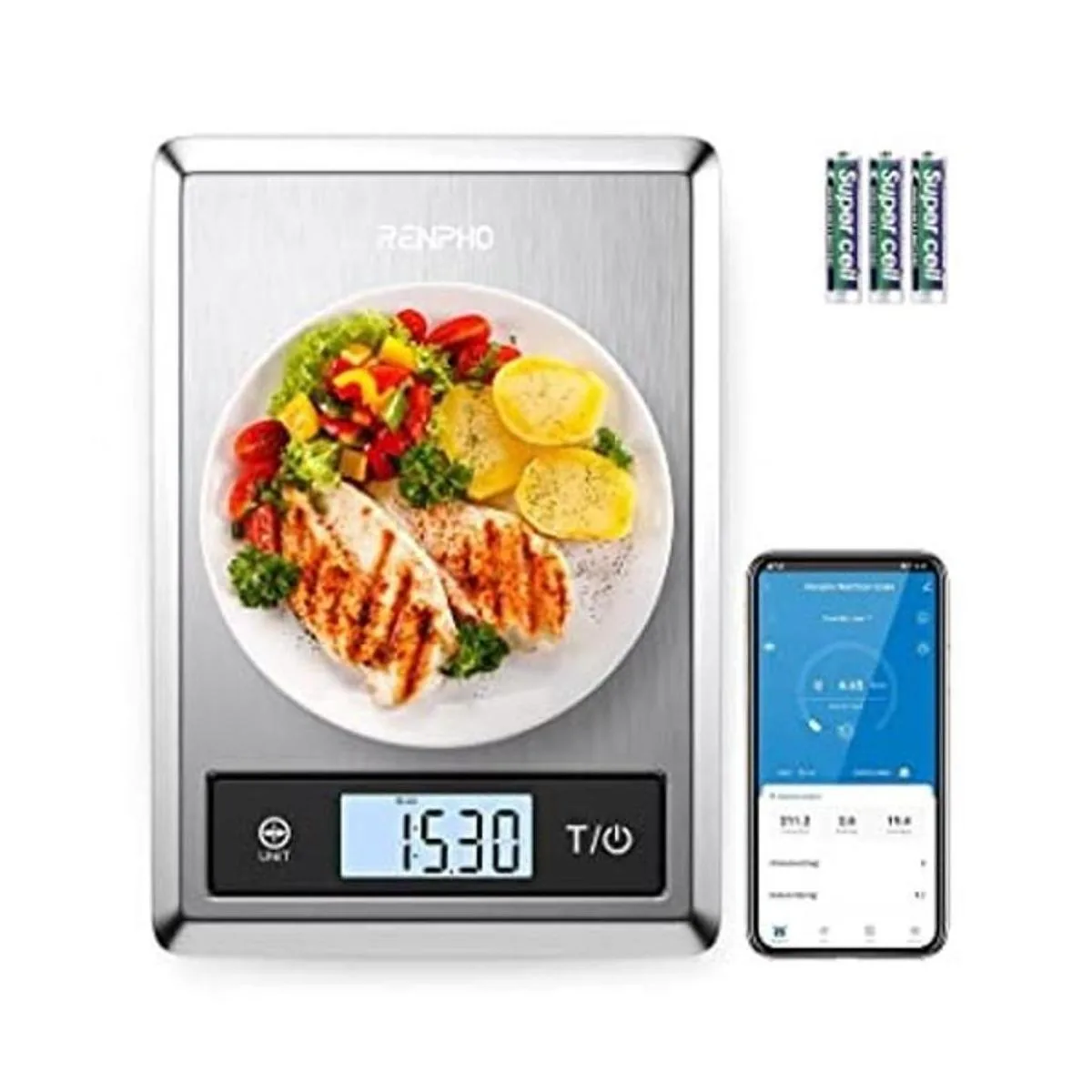 RENPHO Báscula digital de alimentos báscula de cocina de_1