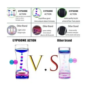 LYPGONE Temporizador de burbujas de movimiento líquido 3