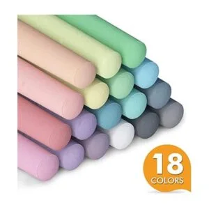 Feela Juego de 162 unidades de tiza para acera de 18_2