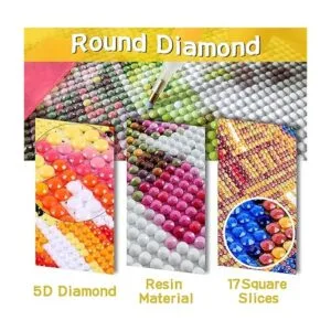 SKRYUIE Kit de pintura de diamante 5D con libélula azul