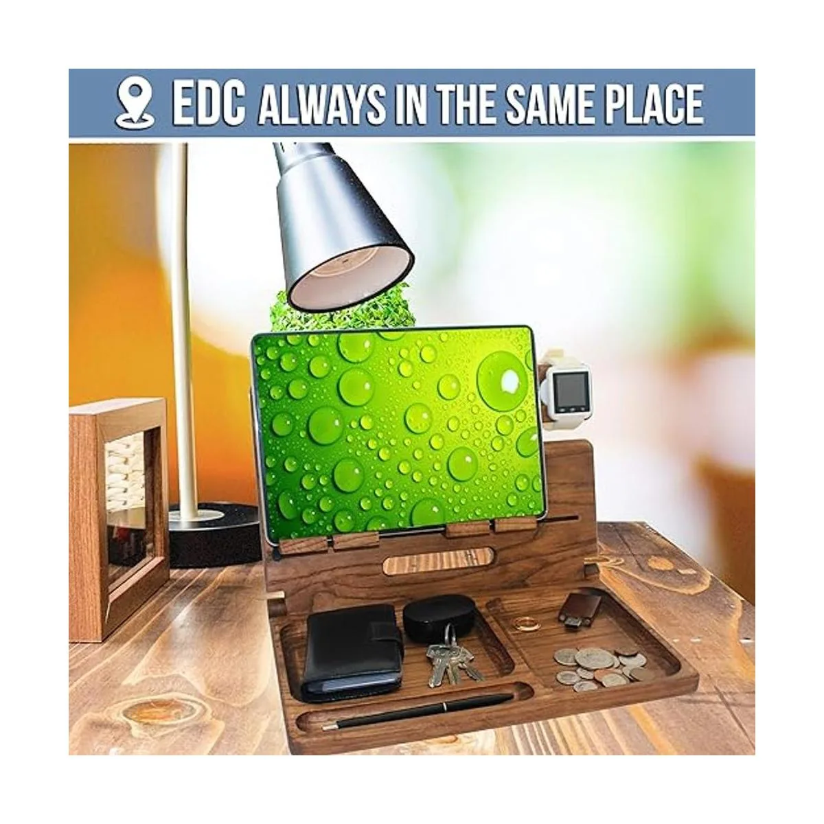 Estación de acoplamiento de madera 2 soporte para teléfono_5