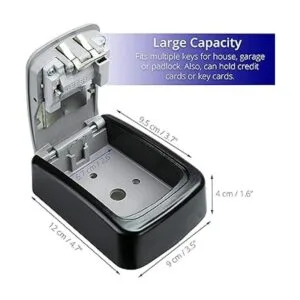 Rudy Run Caja para llaves con clave para exteriores con_6