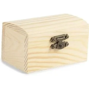 Bright Creations Caja de madera sin terminar con tapa y_3
