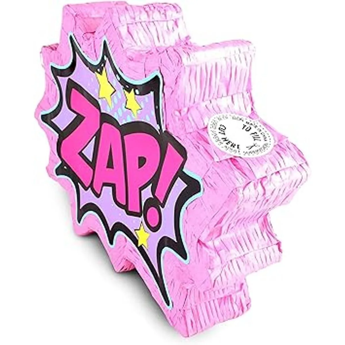 Piñata para fiesta de cómics con texto en inglés Girl_5