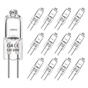 Bombilla halógena G4 de 20 W paquete de 12 bombillas G4_1