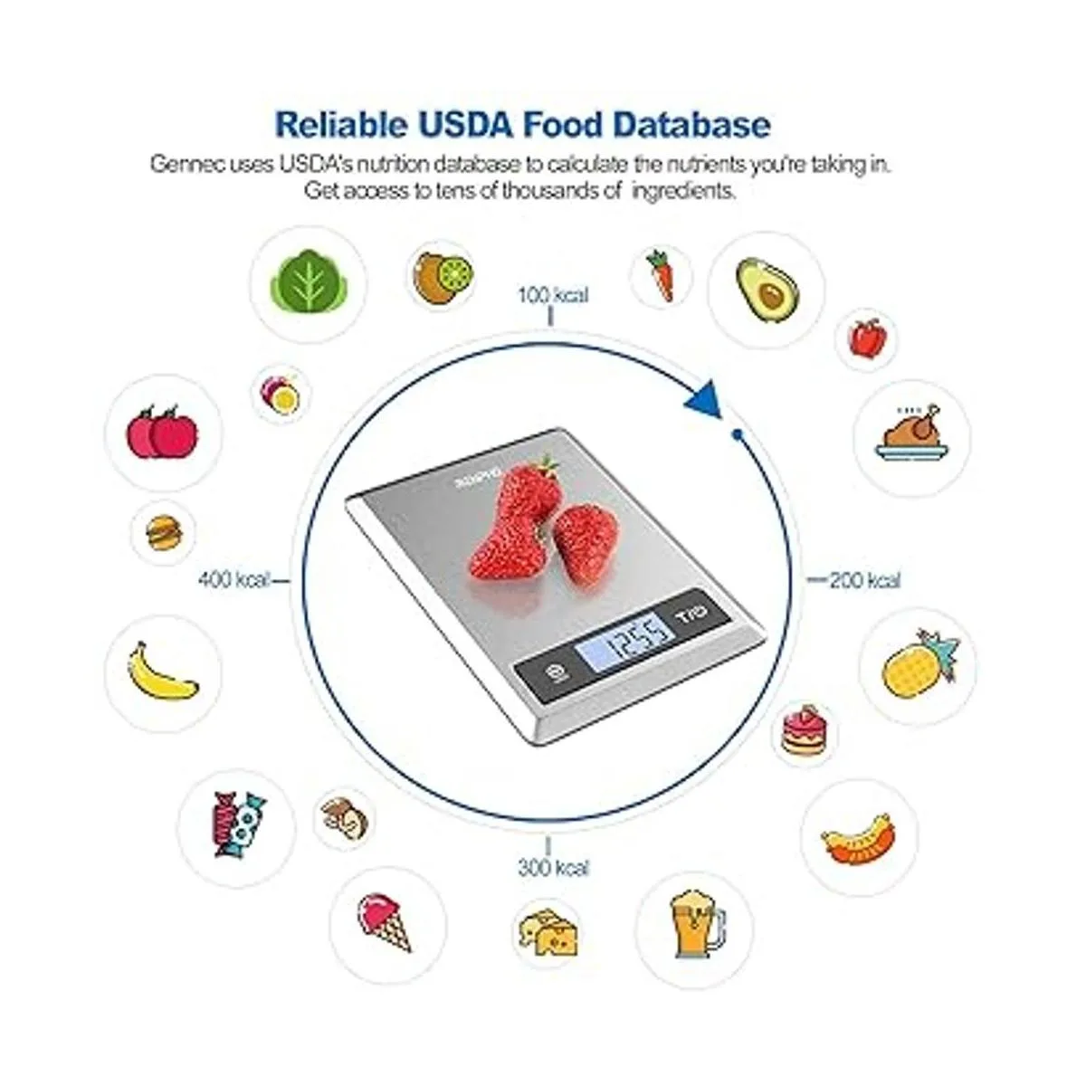 RENPHO Báscula digital de alimentos báscula de cocina de_3