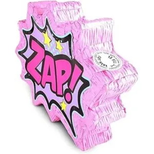 Piñata para fiesta de cómics con texto en inglés Girl_3