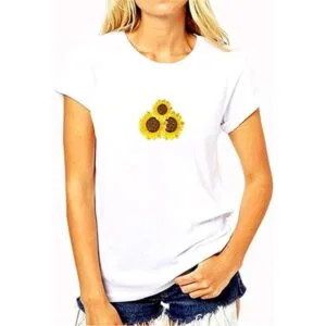 Parches bordados de girasol JKJF para coser o coser para_3