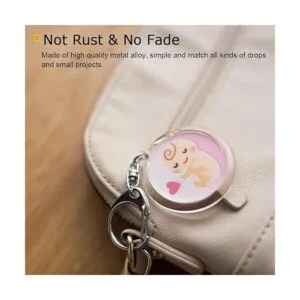 Roctee 50 llaves de cierre de langosta clip de llavero