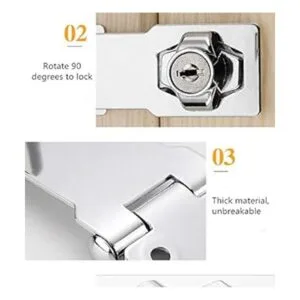 2 paquetes de cerraduras con llave para puertas pequeñas_4