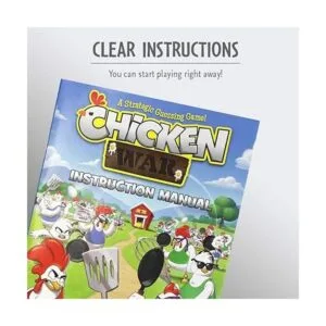 Juego de guerra de pollo ThinkFun y Brainteaser para niños_4
