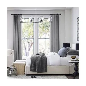 Barra de cortina industrial de 1 pulgada barras de