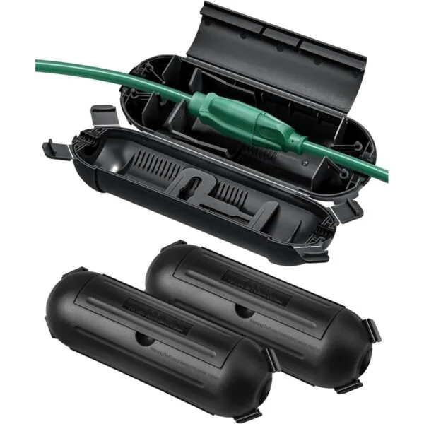DEWENWILS Paquete de 3 fundas de seguridad para cable de_1