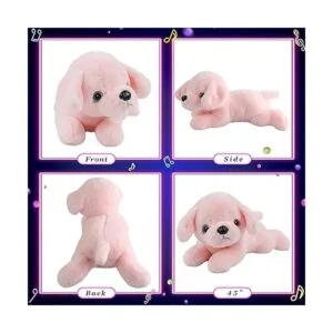 Glow Guards Almohada de peluche suave con luz rosa de 15_6