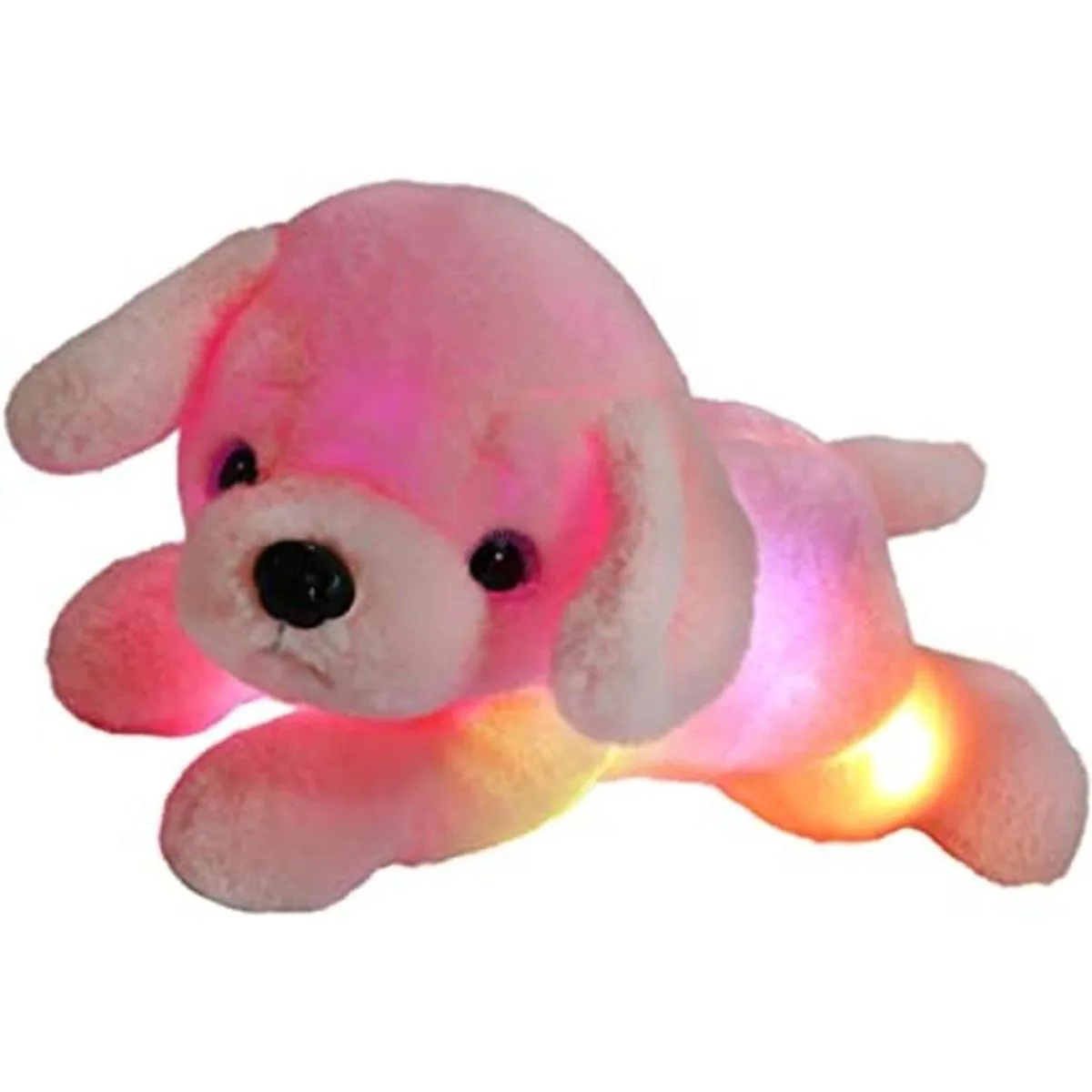 Glow Guards Almohada de peluche suave con luz rosa de 15_1