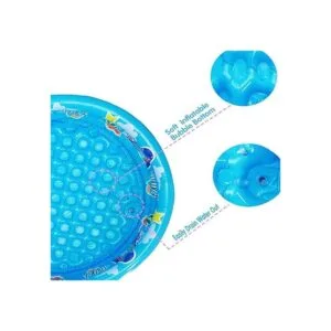 Piscina infantil de 3 anillos para niños pequeños 48 x 12