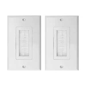 Placa de pared de un solo cepillo blanco2 paquetes_1