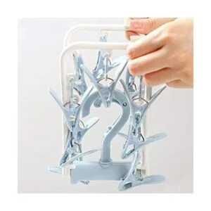 Percheros de secado de ropa pequeños plegables y_2