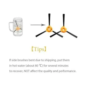 Piezas de repuesto Cepillos laterales para Ecovacs DEEBOT_4