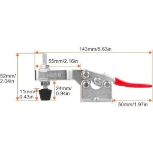 Chfine Abrazadera de palanca de sujeción antideslizante_5