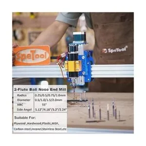 SpeTool 4 unidades por paquete de puntas R0.25 1.0 de