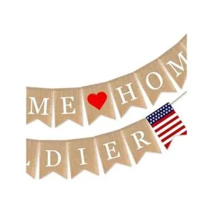 SWYOUN Bandera de arpillera de bienvenida para el hogar y_3