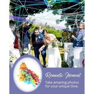 Battife Paquete de 20 serpentinas Coloridas paletas de_3