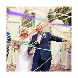 Battife Paquete de 20 serpentinas Coloridas paletas de_1