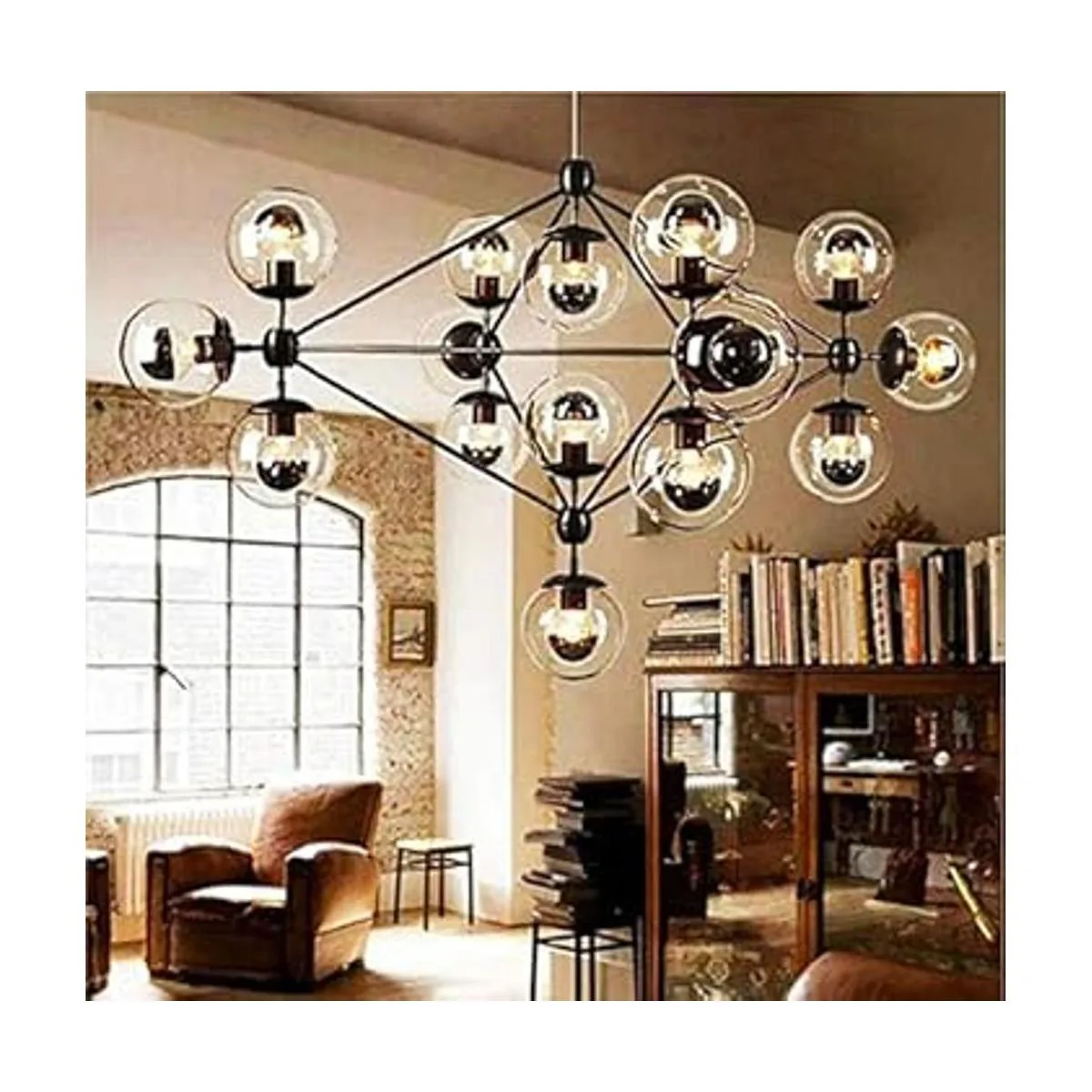 E26 8W semipreciente luz cromada G25G80 regulable