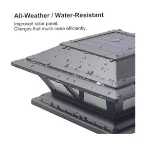 Siedinlar Luces solares para poste al aire libre 2 modos_4