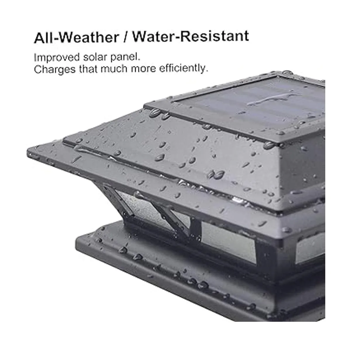 Siedinlar Luces solares para poste al aire libre 2 modos_4