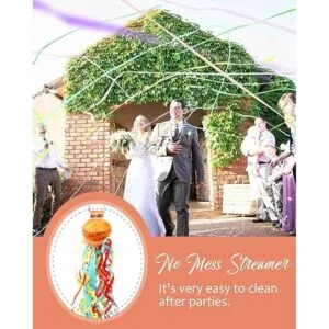 Battife Paquete de 20 serpentinas Coloridas paletas de_2