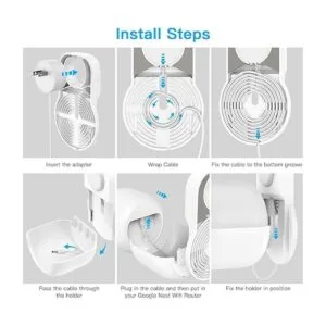 Koroao Smart Home Outlet Soporte de pared para router_4