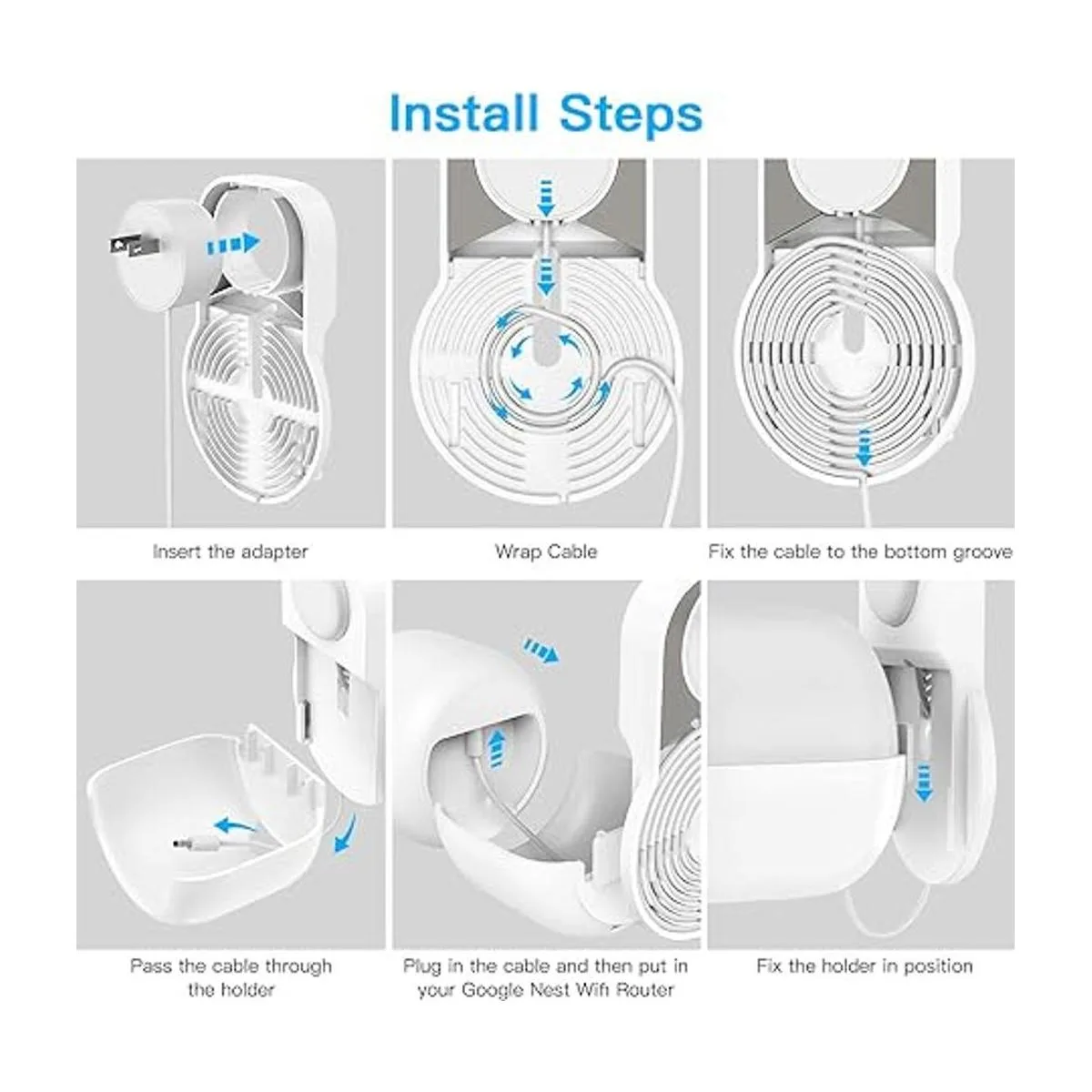 Koroao Smart Home Outlet Soporte de pared para router_4