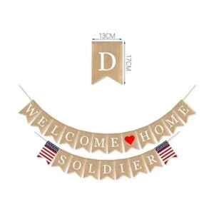 SWYOUN Bandera de arpillera de bienvenida para el hogar y_4