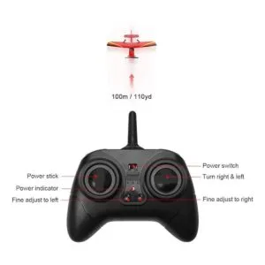 HAWKS Work Avión RC de 2 canales avión RC listo para_5