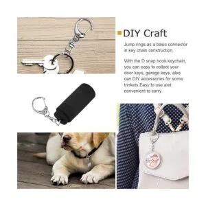 Roctee 50 llaves de cierre de langosta clip de llavero