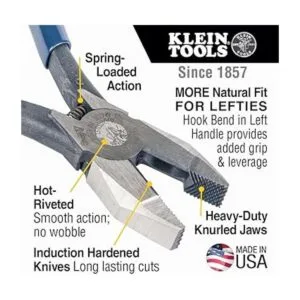 Klein Tools D2017CSTLFT Alicates de corte lateral para_2