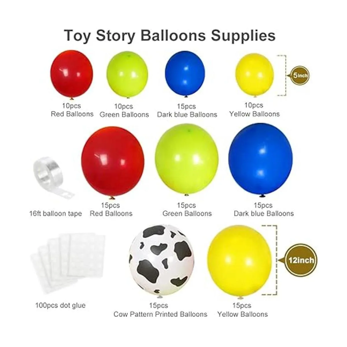 Arco de globos de fiesta inspirados en juguetes 120_2