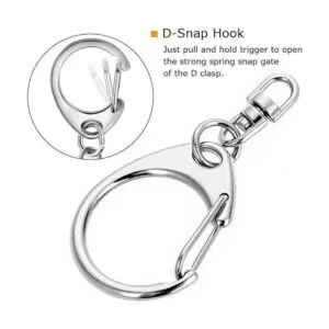 Roctee 50 llaves de cierre de langosta clip de llavero