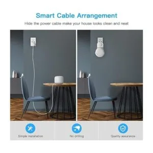 Koroao Smart Home Outlet Soporte de pared para router_2