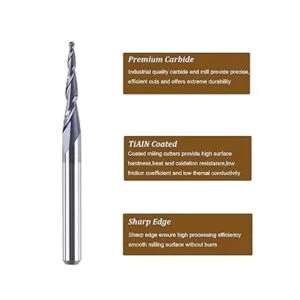 SpeTool 4 unidades por paquete de puntas R0.25 1.0 de