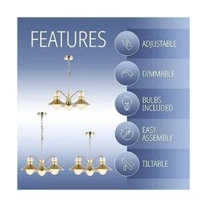 JONATHAN Y JYL6122A Colin Candelabro LED ajustable de_5