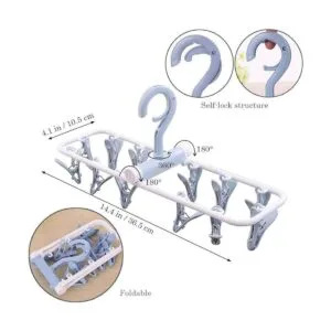 Percheros de secado de ropa pequeños plegables y_4