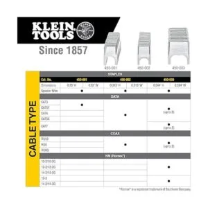 Klein Tools 450003 Grapas resistentes grapas aisladas de_3