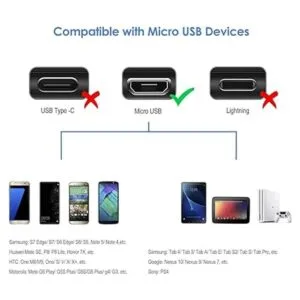 Cable de carga de repuesto para mando de PS4 cable de_2