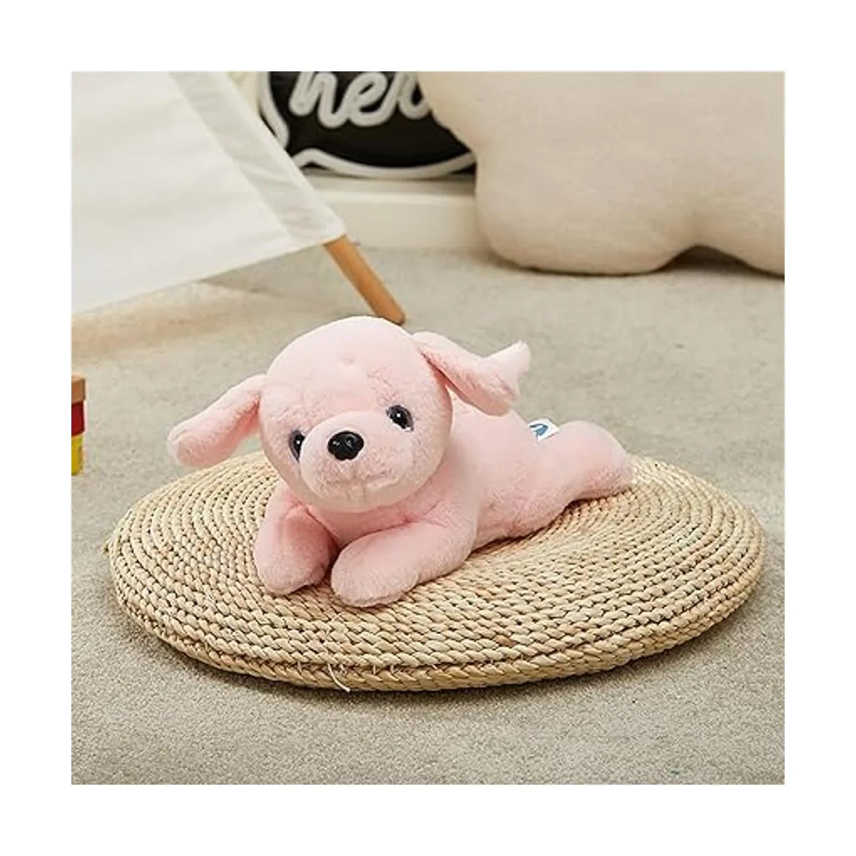 Glow Guards Almohada de peluche suave con luz rosa de 15_2